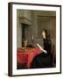 Woman Reading, circa 1662-Gerard Terborch-Framed Giclee Print