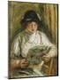 Woman Reading; Femme Lisant, C.1910-12-Pierre-Auguste Renoir-Mounted Giclee Print