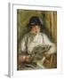 Woman Reading; Femme Lisant, C.1910-12-Pierre-Auguste Renoir-Framed Giclee Print