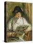 Woman Reading; Femme Lisant, C.1910-12-Pierre-Auguste Renoir-Stretched Canvas