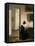 Woman Reading in an Interior-Carl Holsoe-Framed Stretched Canvas