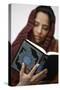 Woman reading Koran, Jordan-Godong-Stretched Canvas