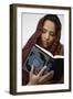 Woman reading Koran, Jordan-Godong-Framed Photographic Print