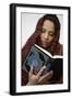 Woman reading Koran, Jordan-Godong-Framed Photographic Print