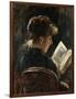 Woman Reading; Lesendes Madchen, 1888-Lovis Corinth-Framed Giclee Print