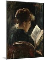 Woman Reading; Lesendes Madchen, 1888-Lovis Corinth-Mounted Giclee Print