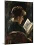 Woman Reading; Lesendes Madchen, 1888-Lovis Corinth-Mounted Giclee Print