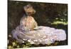 Woman Reading-Claude Monet-Mounted Art Print