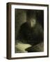 Woman Reading-Georges Seurat-Framed Giclee Print