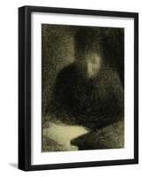 Woman Reading-Georges Seurat-Framed Giclee Print