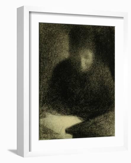 Woman Reading-Georges Seurat-Framed Giclee Print