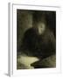 Woman Reading-Georges Seurat-Framed Giclee Print