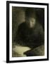 Woman Reading-Georges Seurat-Framed Giclee Print