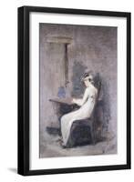 Woman Reading-Thomas Cowperthwait Eakins-Framed Giclee Print