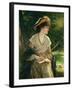 Woman Reading-Robert James Gordon-Framed Giclee Print