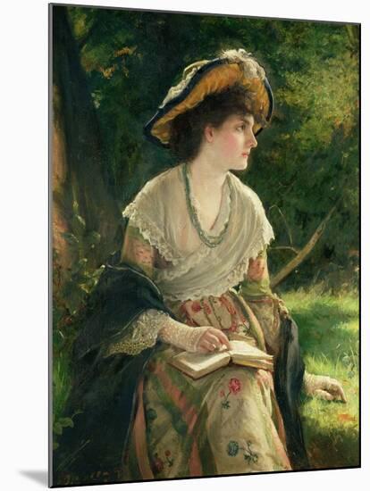 Woman Reading-Robert James Gordon-Mounted Giclee Print