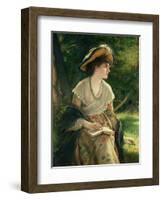 Woman Reading-Robert James Gordon-Framed Giclee Print