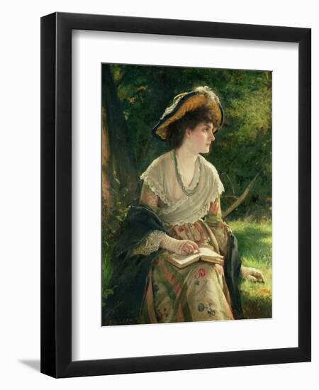 Woman Reading-Robert James Gordon-Framed Giclee Print