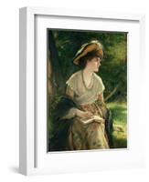 Woman Reading-Robert James Gordon-Framed Giclee Print