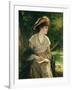 Woman Reading-Robert James Gordon-Framed Giclee Print