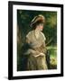 Woman Reading-Robert James Gordon-Framed Giclee Print