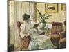 Woman Reading-Ricardo Lopez Cabrera-Mounted Art Print