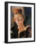 Woman Reading-Pierre-Auguste Renoir-Framed Art Print