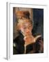 Woman Reading-Pierre-Auguste Renoir-Framed Art Print