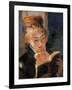 Woman Reading-Pierre-Auguste Renoir-Framed Art Print