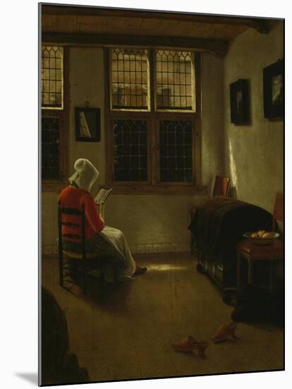 Woman Reading-Pieter Janssens Elinga-Mounted Giclee Print