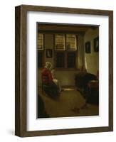 Woman Reading-Pieter Janssens Elinga-Framed Giclee Print