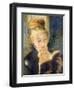 Woman Reading-Pierre-Auguste Renoir-Framed Giclee Print