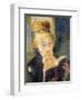 Woman Reading-Pierre-Auguste Renoir-Framed Giclee Print