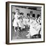Woman Receiving Curls at a Beauty School, 1940S-Nina Leen-Framed Photographic Print