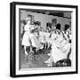 Woman Receiving Curls at a Beauty School, 1940S-Nina Leen-Framed Photographic Print