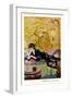 Woman relaxing, Magazine Plate, Spain, 1920-null-Framed Giclee Print