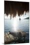 Woman Relaxing on Dock, El Remate, Lago Peten Itza, Guatemala, Central America-Colin Brynn-Mounted Photographic Print
