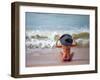 Woman Relaxing on the Beach in Thailand-Netfalls-Framed Photographic Print