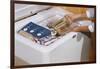 Woman Removing Food from Freezer-William P. Gottlieb-Framed Photographic Print