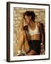 Woman Resting after Working Out, New York, New York, USA-Chris Trotman-Framed Photographic Print