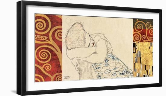 Woman Resting-null-Framed Art Print