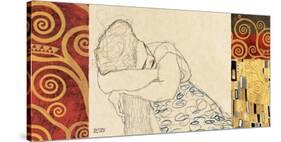 Woman Resting-null-Stretched Canvas