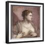 Woman Revealing Her Breasts-Tintoretto-Framed Art Print