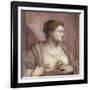 Woman Revealing Her Breasts-Tintoretto-Framed Art Print