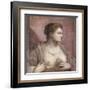 Woman Revealing Her Breasts-Tintoretto-Framed Art Print