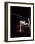 Woman Rider Taking Horse over Jump during National Horse Show-Gjon Mili-Framed Photographic Print