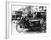 Woman Riding a 1929 500Cc Ajs Motorbike, (C1929)-null-Framed Photographic Print