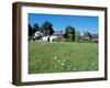 Woman Riding Horseback on Skiff Mountain, Litchfield Hills, Connecticut, USA-Jerry & Marcy Monkman-Framed Photographic Print