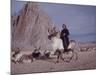 Woman Riding One of Her Reindeer in Outer Mongolia-Howard Sochurek-Mounted Photographic Print
