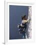 Woman Rock Climbing-null-Framed Photographic Print